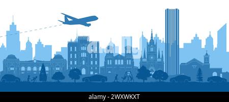 Colombia famous landmark silhouette style,vector illustration Stock Vector