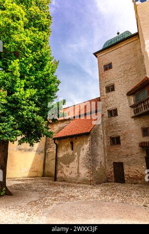 Landshut, Germany - July 24, 2023: Trausnitz Castle Inside. Halls And 