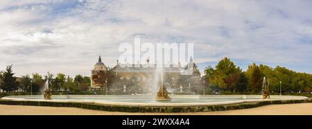 Fountain of Ceres in the Parterre Garden, Royal Palace of Aranjuez Stock Photo