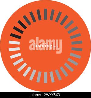 loading icon vector illustration symbol design Stock Vector