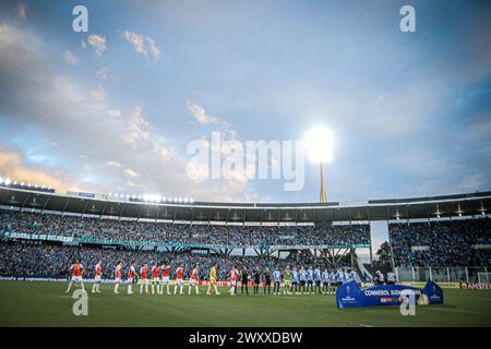 Cordova, Argentina, USA. 2nd Apr, 2024. CORDOBA (AR) 02/04/2024-FOOTBALL/MATCH/INTERNATIONAL-Match between Belgrano (ARG) and Internacional (BRA), valid for the first round of the group stage of the Copa Sulamericana 2024, held at the Mario Alberto Kempes Stadium, in Cordoba, in Argentina, this Tuesday night, April 2, 2024. (Credit Image: © Richard Ferrari/TheNEWS2 via ZUMA Press Wire) EDITORIAL USAGE ONLY! Not for Commercial USAGE! Stock Photo