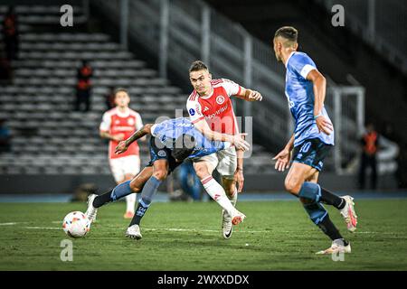 Cordova, Argentina, USA. 2nd Apr, 2024. CORDOBA (AR) 02/04/2024-FOOTBALL/MATCH/INTERNATIONAL-Match between Belgrano (ARG) and Internacional (BRA), valid for the first round of the group stage of the Copa Sulamericana 2024, held at the Mario Alberto Kempes Stadium, in Cordoba, in Argentina, this Tuesday night, April 2, 2024. (Credit Image: © Richard Ferrari/TheNEWS2 via ZUMA Press Wire) EDITORIAL USAGE ONLY! Not for Commercial USAGE! Stock Photo