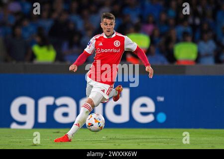 2nd April 2024: Estádio Mario Alberto Kempes, Córdoba, Argentina: Fabricio Bustos of Internacional, during Belgrano and Internacional, 1st round of group c of Copa Sul-America 2024 Stock Photo