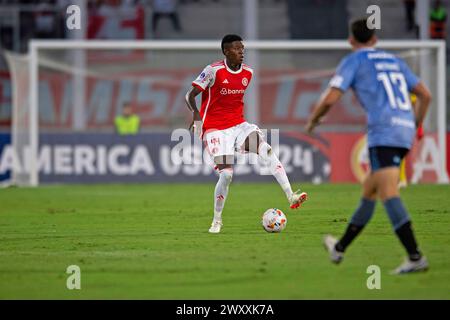 2nd April 2024: Estádio Mario Alberto Kempes, Córdoba, Argentina: Vit&#xe3;o of Internacional, during Belgrano and Internacional, 1st round of group c of Copa Sul-America 2024, Stock Photo