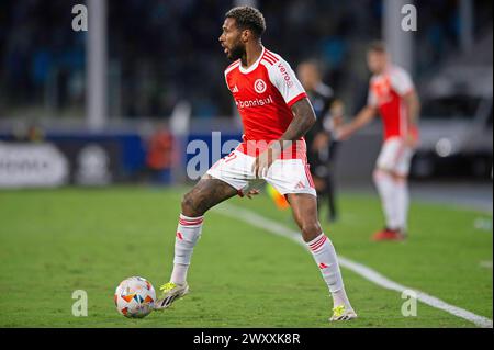 2nd April 2024: Estádio Mario Alberto Kempes, Córdoba, Argentina: Wesley of Internacional, during Belgrano and Internacional, 1st round of group c of Copa Sul-America 2024 Stock Photo