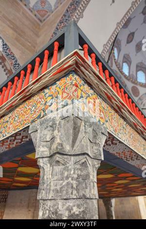 Mosque of Bayezid II interior, 1486, Amasya, Amasya Province, Turkey Stock Photo