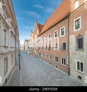 Collegium Maius, Jagiellonska Street, Krakow, Poland Stock Photo