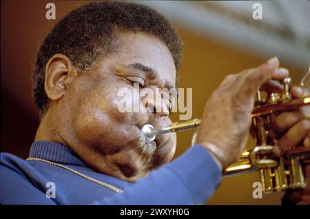 Japan, Tokyo: concert by trumpeter Dizzy Gillespie in 1982 Stock Photo