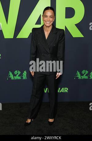 Los Angeles, Ca. 2nd Apr, 2024. Alice Braga at the LA Special Screening of Civil War on April 2, 2024 at the Tedd Mann Theater at the Academy Museum of Motion Pictures in Los Angeles, California. Credit: Faye Sadou/Media Punch/Alamy Live News Stock Photo