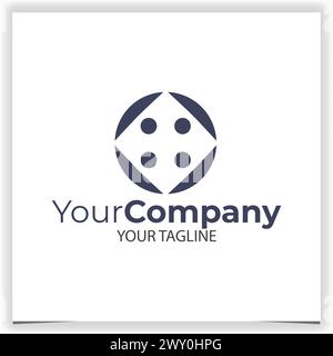 Vector Circular logo design template Stock Vector