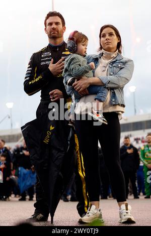 NASCAR Cup Series driver, Corey LaJoie races for the Toyota Owners 400 in Richmond, VA, USA. Stock Photo