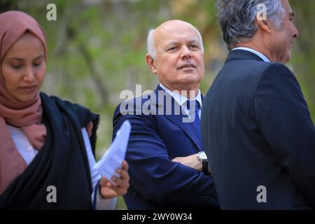 Sir Iain Duncan Smith, former Leader of the Conservative Party, at a Building Safety Event in Westminster Stock Photo
