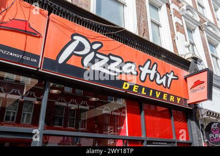 Pizza Hut in Crouch End, North London, UK Stock Photo