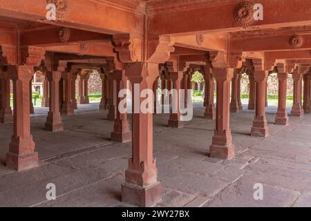 Hawa Mahal, Fatehpur Sikri, Uttar Pradesh, India Stock Photo