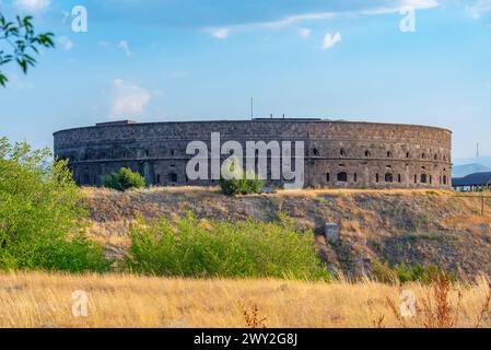 Black Fortress in Armenia town Gyumri Stock Photo