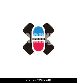 no drugs cross symbol icon vector Stock Vector