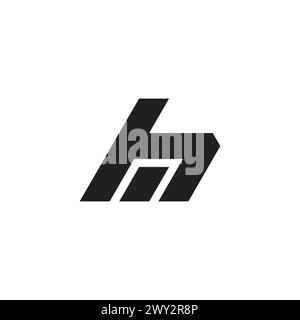 letter h fast house abstract logo vector Stock Vector
