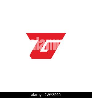 letter tg dynamic design simple logo vector Stock Vector
