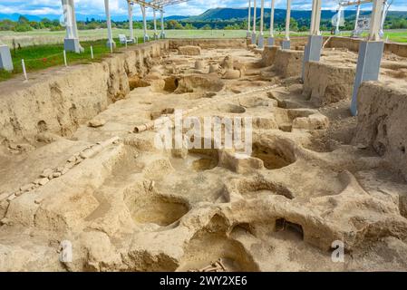 The ruins of the ancient city Gabala in Azerbaijan Stock Photo