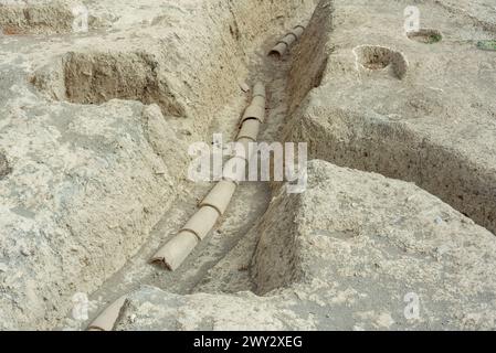 The ruins of the ancient city Gabala in Azerbaijan Stock Photo