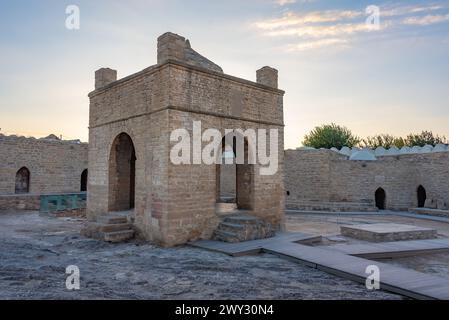 Ateshgah Zoroastrian Fire Temple in Azerbaijan Stock Photo