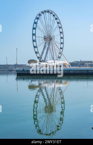 Baku Eye viewed during a sunny day, Azerbaijan Stock Photo