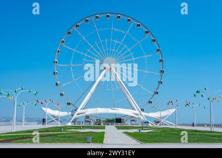 Baku Eye viewed during a sunny day, Azerbaijan Stock Photo