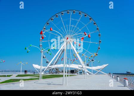 Baku Eye viewed during a sunny day, Azerbaijan Stock Photo