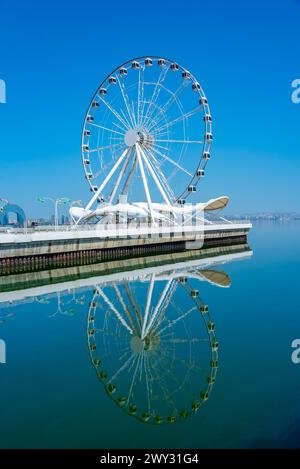 Baku Eye viewed during a sunny day, Azerbaijan Stock Photo