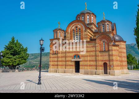 Hercegovacka Gracanica Temple in Bosnian town Trebinje Stock Photo