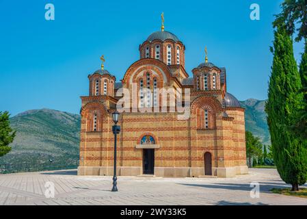 Hercegovacka Gracanica Temple in Bosnian town Trebinje Stock Photo