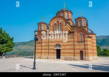 Hercegovacka Gracanica Temple in Bosnian town Trebinje Stock Photo