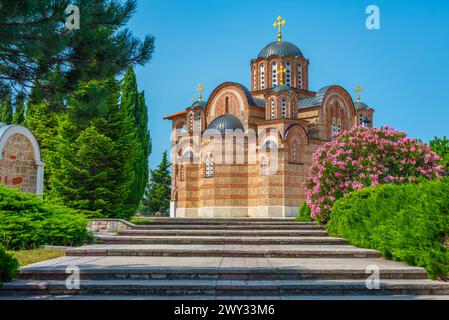 Hercegovacka Gracanica Temple in Bosnian town Trebinje Stock Photo