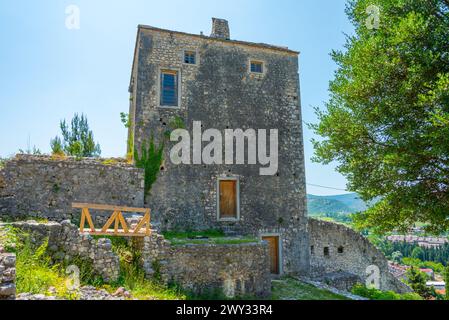 View of the old town of Stolac in Bosnia and Herzegovina Stock Photo