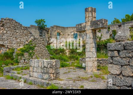 View of the old town of Stolac in Bosnia and Herzegovina Stock Photo