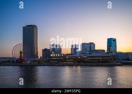 Port of Kobe, a Japanese maritime port in Kobe, Hyogo in Japan Stock Photo