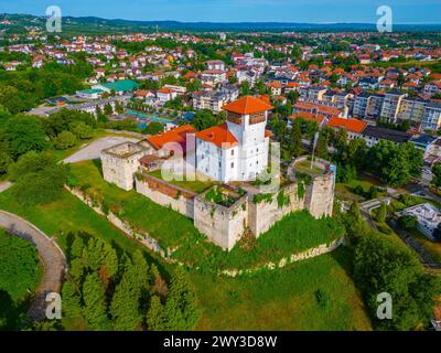 Gradina Gradacac Gradacac castle overlooking the town in Bosnia and Herzegovina Stock ...