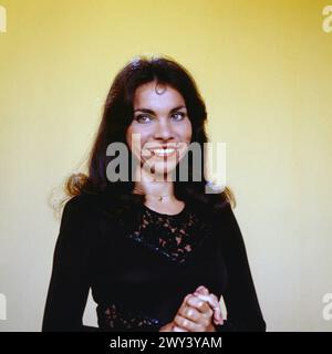 Olivia Molina, deutsch-mexikanische Folklore-Sängerin, Portrait, 1975. Stock Photo