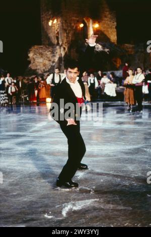 CARMEN ON ICE, deutscher Tanzfilm von 1990, Orchesterfassung nach der Oper Carmen von George Bizet, gedreht wurde der Eiskunstlauf-Film in der Altststadt von Sevilla, Spanien, Regie: Horant H Hohlfeld, Szene: BRIAN ORSER als Escamillo Stock Photo