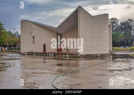 Gandhi Bhawan, Panjab University, Chandigarh, India Stock Photo