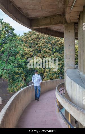 Student Centre, Panjab University, Chandigarh, India Stock Photo