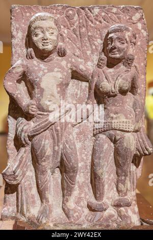 Couple, Mathura, Himachal State Museum, Shimla, Himachal Pradesh, India Stock Photo