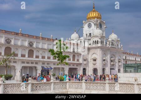 Entrance gate, Golden Temple complex, Amritsar, Punjab, India Stock Photo