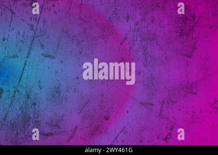 Pink, purple and blue background with a grunge effect Stock Photo