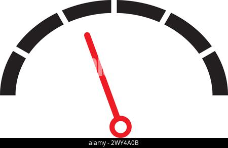 Speedometer icon vektor illustration symbol design Stock Vector