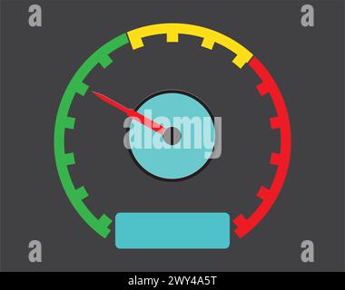 Speedometer icon vektor illustration symbol design Stock Vector