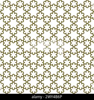 Seamless geometric ornament .Brown color lines.Great design for fabric,textile,cover,wrapping paper,background. Stock Vector