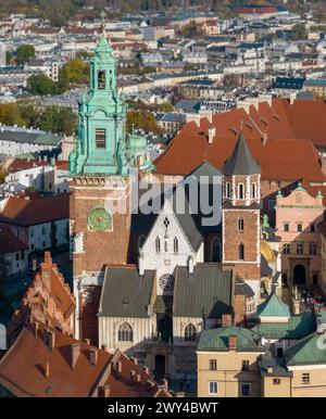 Wawel Cathedral, The Wawel Royal Castle, Krakow, Poland Stock Photo