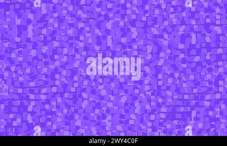 Ceramic tile purple mosaic in swimming pool seamless pattern Stock Vector