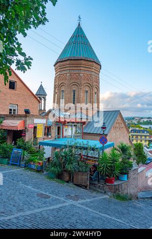 View of St. George Cathedral of Tbilisi in Georgia Stock Photo